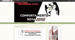 Desktop Screenshot of comportamentonotazero.blogspot.com
