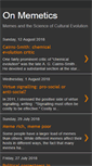 Mobile Screenshot of on-memetics.blogspot.com
