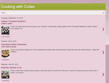 Tablet Screenshot of cookingwithcuties.blogspot.com