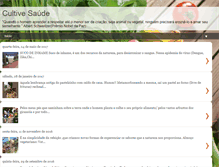 Tablet Screenshot of cultivesaude.blogspot.com