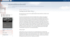 Desktop Screenshot of mymostblessedworld.blogspot.com