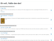 Tablet Screenshot of fiddledd.blogspot.com