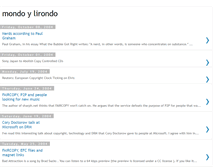 Tablet Screenshot of mondoylirondo.blogspot.com