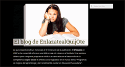 Desktop Screenshot of enlazatealquijote.blogspot.com