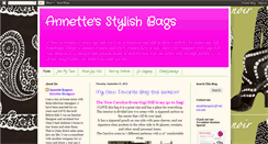 Desktop Screenshot of annettesstylishbags.blogspot.com