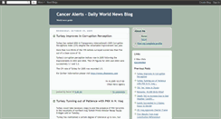 Desktop Screenshot of canceralerts.blogspot.com