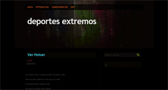 Desktop Screenshot of deportesextremoss.blogspot.com