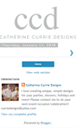 Mobile Screenshot of catherinecurriedesigns.blogspot.com