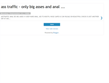 Tablet Screenshot of anal-asstraffic.blogspot.com