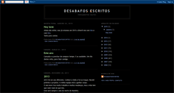 Desktop Screenshot of desabafosescritos.blogspot.com