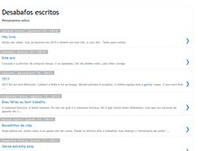 Tablet Screenshot of desabafosescritos.blogspot.com