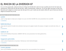 Tablet Screenshot of elrincondeladiversion87.blogspot.com