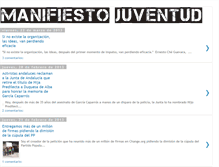 Tablet Screenshot of manifiestojuventud.blogspot.com