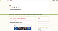 Desktop Screenshot of etpczblog.blogspot.com
