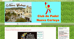 Desktop Screenshot of clubpadelcarteya.blogspot.com