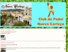 Tablet Screenshot of clubpadelcarteya.blogspot.com