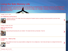 Tablet Screenshot of livingthesolomommylife.blogspot.com