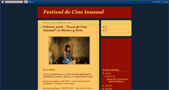 Desktop Screenshot of festivaldecineinusual.blogspot.com
