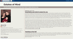 Desktop Screenshot of estatesofmind.blogspot.com