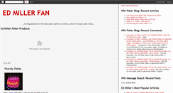 Desktop Screenshot of edmillerfan.blogspot.com