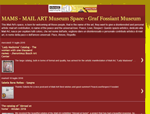Tablet Screenshot of mailartfossiant.blogspot.com