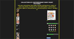 Desktop Screenshot of collectionbodypaint09.blogspot.com