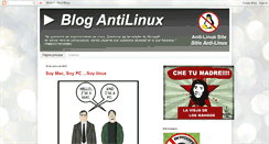 Desktop Screenshot of anti-linux.blogspot.com