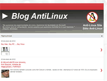 Tablet Screenshot of anti-linux.blogspot.com
