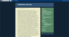 Desktop Screenshot of celebrationsandrants.blogspot.com