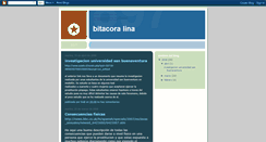 Desktop Screenshot of bitacoralina.blogspot.com