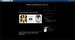 Desktop Screenshot of paginadelfutbol.blogspot.com
