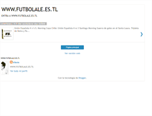 Tablet Screenshot of paginadelfutbol.blogspot.com