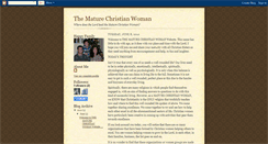 Desktop Screenshot of maturechristianwoman.blogspot.com