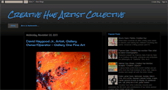 Desktop Screenshot of creativehueartistcollective.blogspot.com