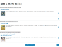 Tablet Screenshot of goceydeleitealoleo.blogspot.com