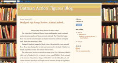 Desktop Screenshot of batmanactionfiguresblog.blogspot.com