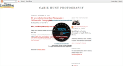 Desktop Screenshot of cariehuntphotography.blogspot.com