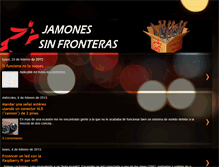 Tablet Screenshot of jamonessinfronteras.blogspot.com