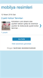 Mobile Screenshot of mobilyaresimleri.blogspot.com
