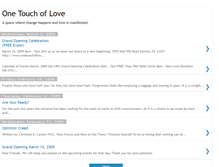 Tablet Screenshot of onetouchoflove.blogspot.com