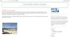 Desktop Screenshot of buildingwhileflying.blogspot.com