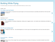 Tablet Screenshot of buildingwhileflying.blogspot.com