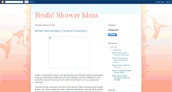 Desktop Screenshot of perfectbridalshowerideas.blogspot.com