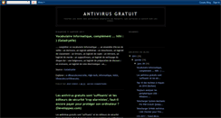 Desktop Screenshot of les-antivirus-gratuits.blogspot.com