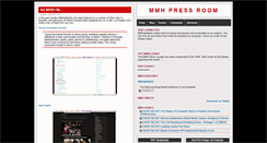 Desktop Screenshot of mmhpressroom.blogspot.com