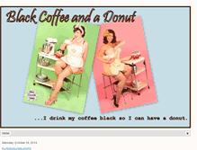 Tablet Screenshot of blackcoffeeandadonut.blogspot.com