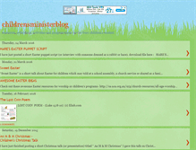 Tablet Screenshot of childrensministerblog.blogspot.com