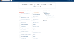 Desktop Screenshot of direccionesadministacionpublica.blogspot.com