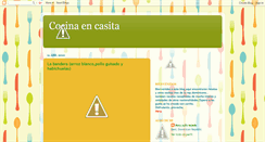 Desktop Screenshot of cocinaencasita.blogspot.com