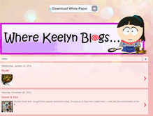 Tablet Screenshot of keelyn.blogspot.com